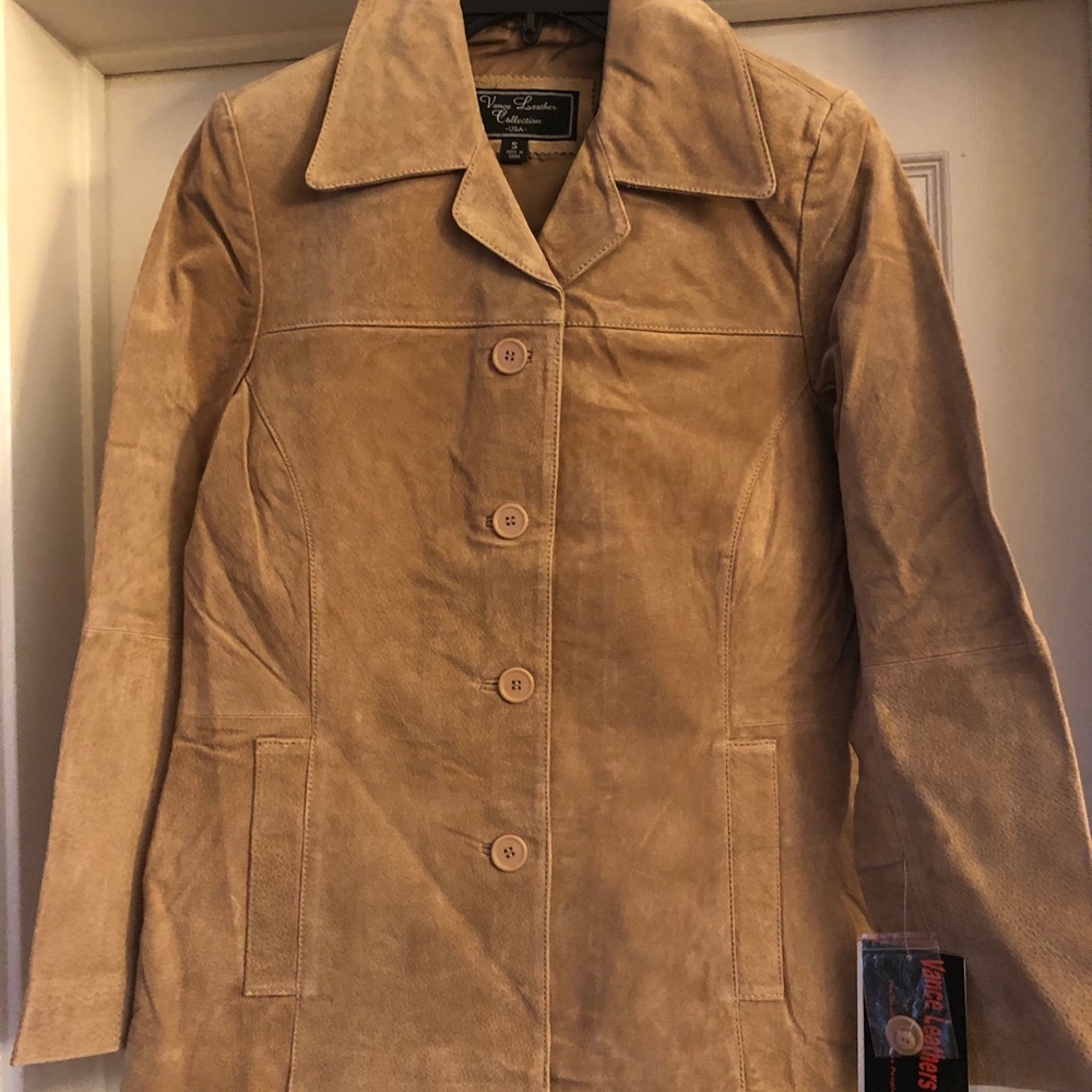 Vance leather Jacket New S